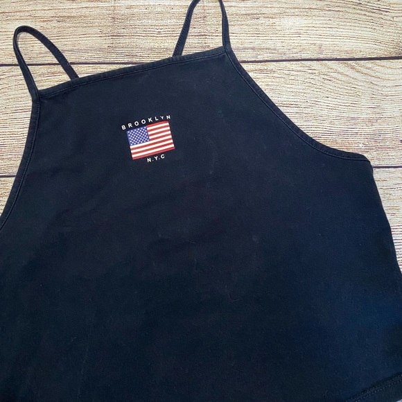 Divided | Halter Neck Racerback Crop Tank Top - Picture 5 of 9